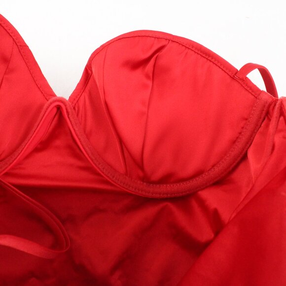 NWT God Save Queens Rendezvous Cherry Mini Dress with Underwire Size Large - Picture 10 of 14